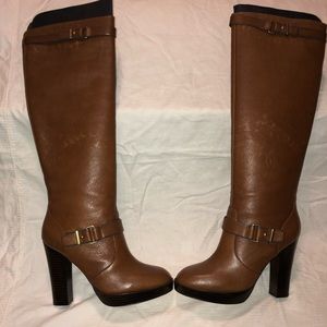 Coach Knee-High Heeled Boots